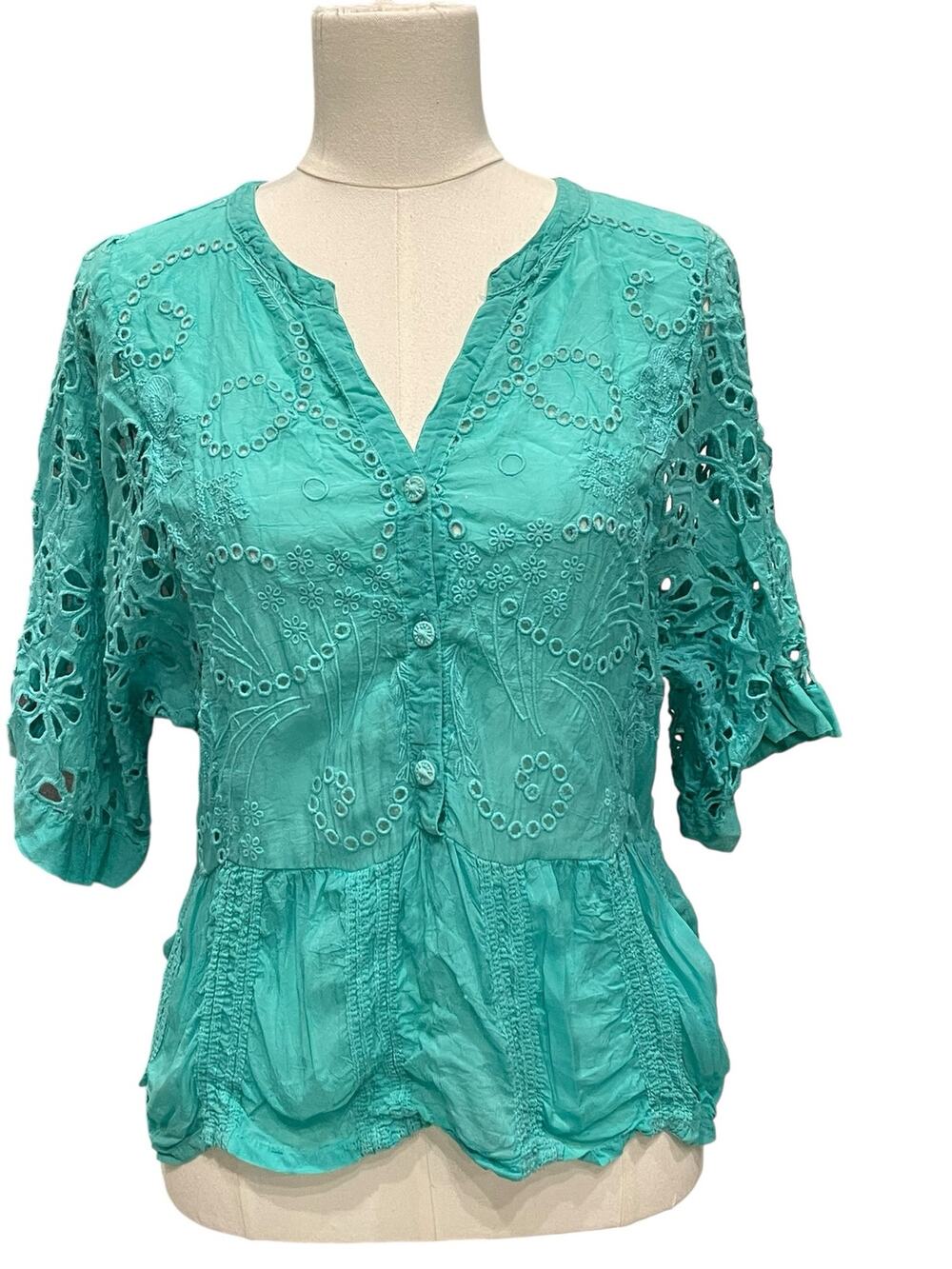Johnny Was Ingrid Reveka blouse Size:M
